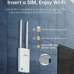 Plery AX300 Unlock Outdoor 4G Router Hover Image